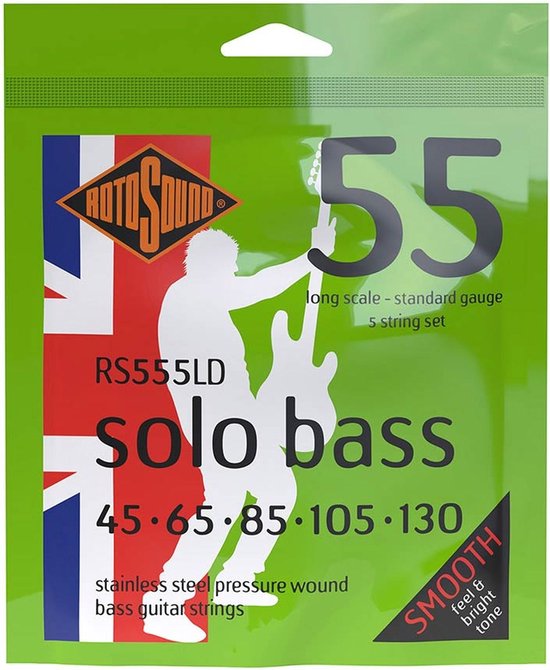 Jeu de cordes SOLO BASS PRESSURE WOUND Standard 45-105