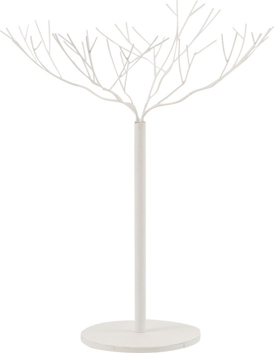 J-Line décoration Arbre - métal - blanc - small