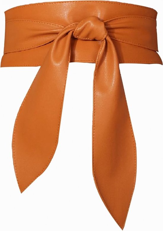 Foto: Vrouwen riem belt riem leren sjerp riem vrouwen skinny riemen bruin stropdas riem jurk accessoire voor jurk shirt en broek