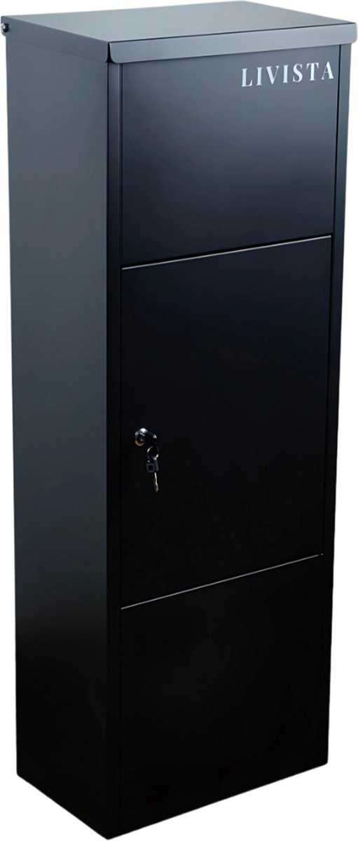 Livista Pakketbrievenbus PB400 staande brievenbus zwart