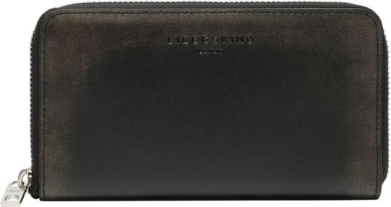 LIEBESKIND BERLIN Cuir Porte-monnaie Lou Vintage Leather Frieda Purse Black Marron foncé