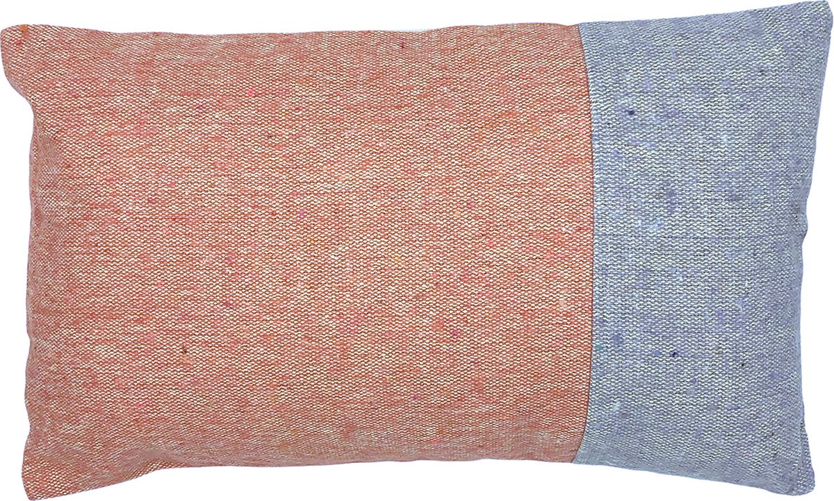 Lavandoux - Sierkussen - Geweven Kussen - 30x50 cm - Roze / Lila