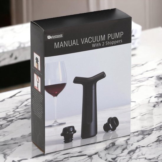 Pompe à Vide Pour Vin Avec 24 Bouchons, Bouchon Vin Vide Air Reutilisable Bouchon Bouteille Vin Accessoires Vin Garde Le Vin Frais 1 Pompea Vide Et 24 Bouchonsa Vin Noir 90935504