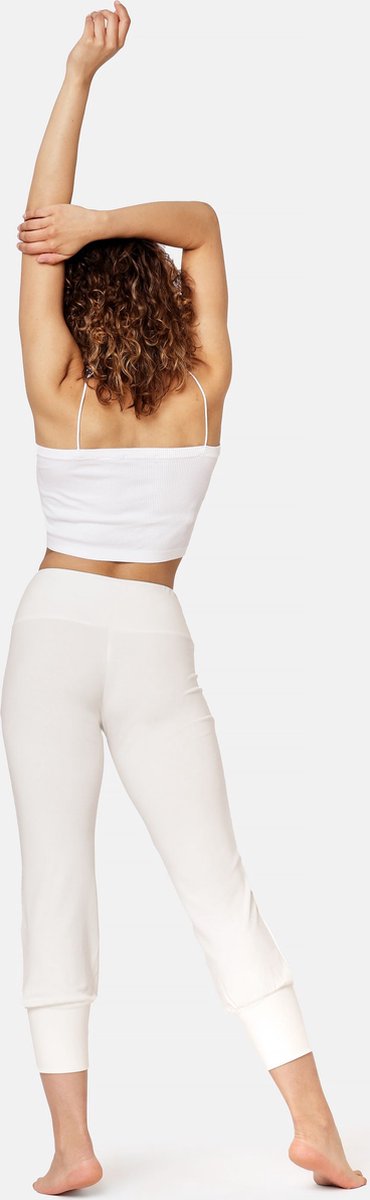 Bellivalini Dames Yogabroek - Sport - Vrijetijdsbroek - Lang - Viscose - Sportbroek - BLV-BLV50-283-YP - Ecru - XS van Bellivalini — afbeelding 4