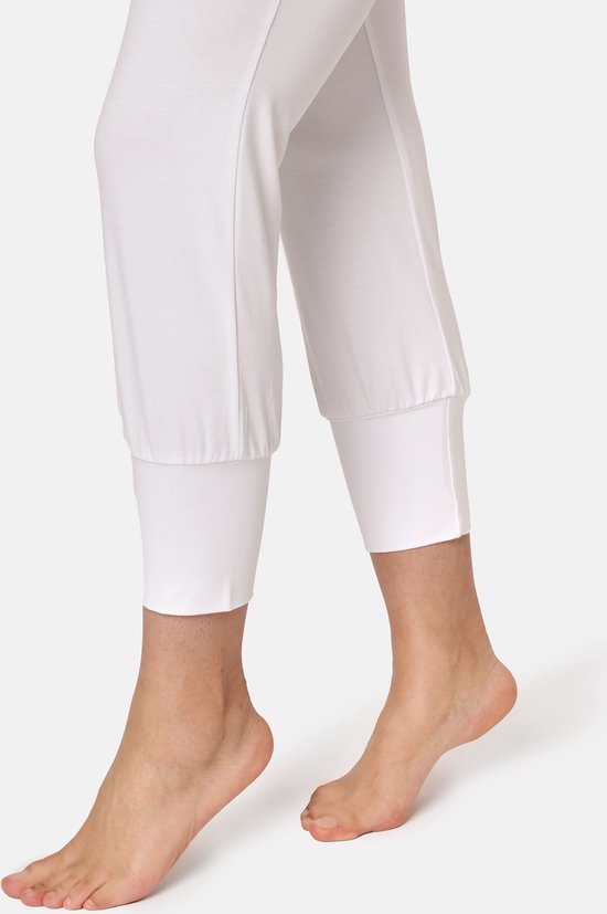 Bellivalini Dames Yogabroek - Sport - Vrijetijdsbroek - Lang - Viscose - Sportbroek - BLV-BLV50-276-YPS - Wit - XS van Bellivalini — afbeelding 4