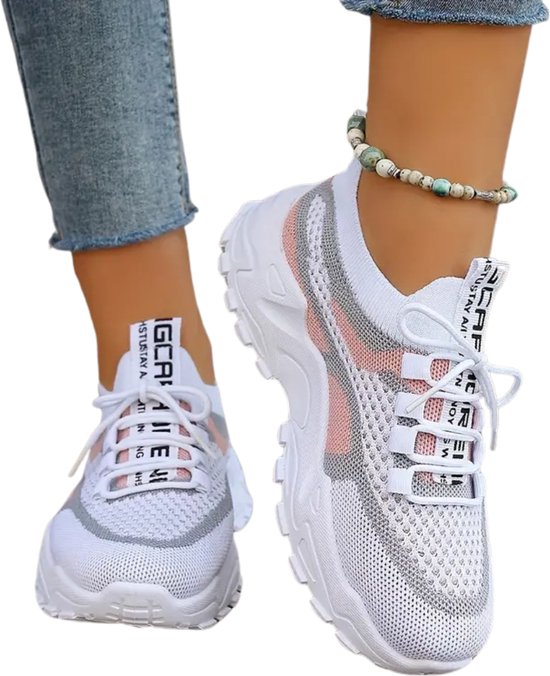 Bovista Chaussures pour femmes Femme - Baskets pour femmes - Confortables - Sportives - Casual - Adulte - Rose - Taille 38