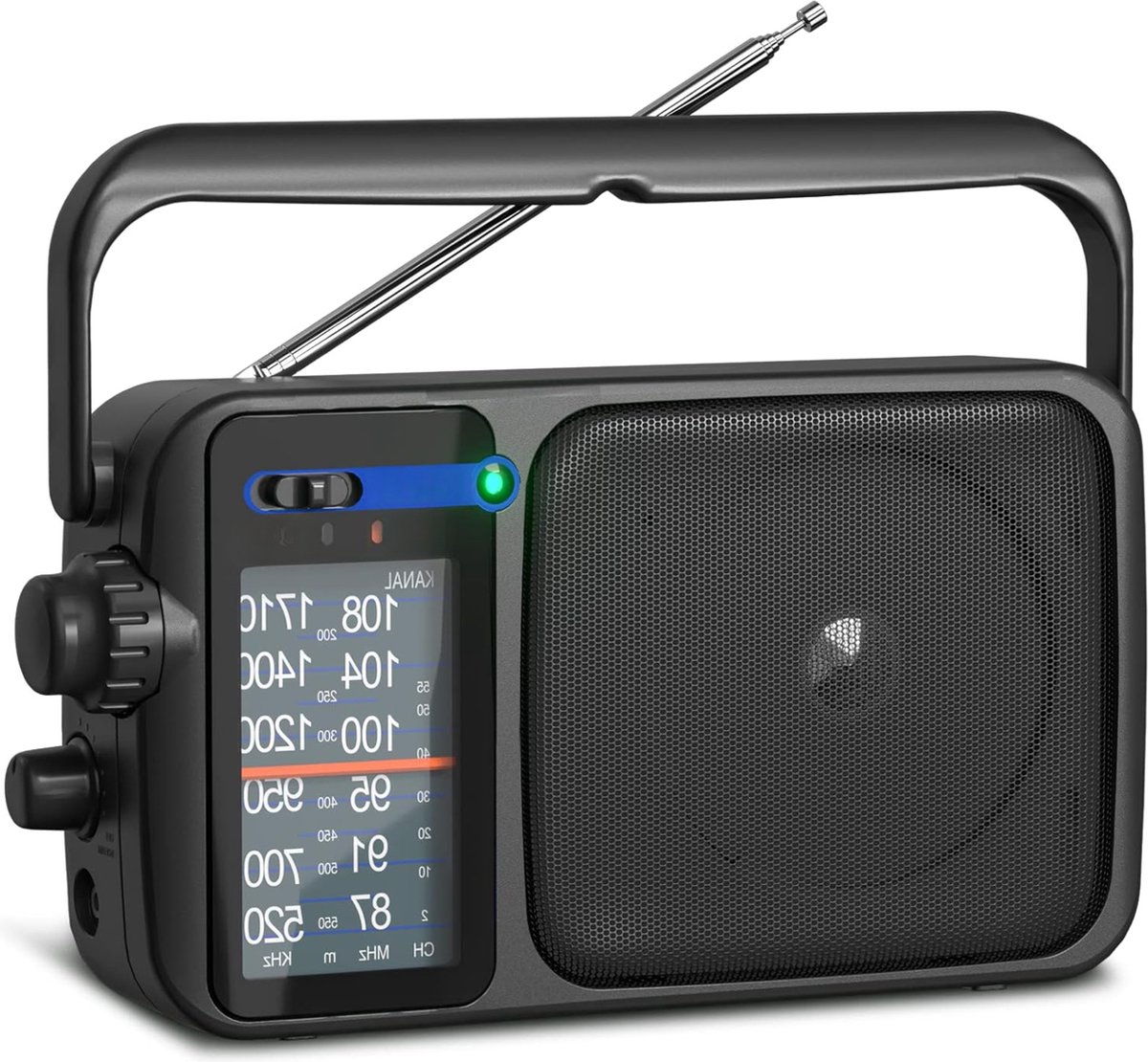 Noodradio - Transistor Radio - Batterijgevoed - AM/FM Radio met Telescopische Antenne