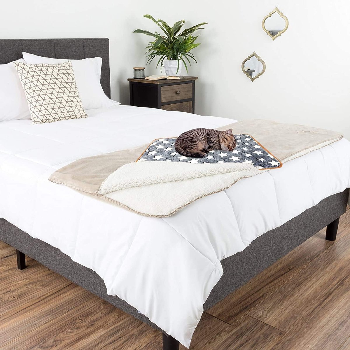 Goodivery ® Comfortabele en Zachte Huisdierdeken voor Honden en Katten, Wasbare Ligdeken, Ideaal voor Meubels en Auto