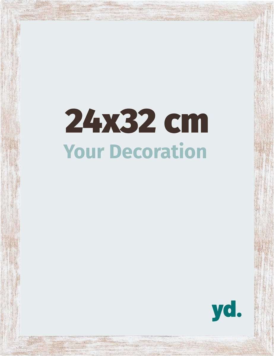 yd. Your Decoration - Fotolijst 24x32 cm - MDF - White Wash - Catania