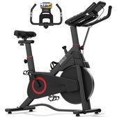Bol.com Avalo Indoor Cycle - Hometrainer Fiets - Spinning Fiets - Magnetisch weerstandssysteem - Trainingscomputer & LCD scherm aanbieding