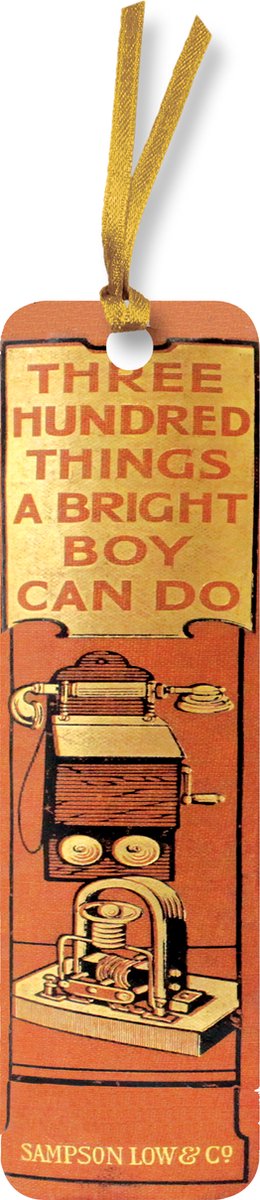 Flame Tree Bookmarks (Foiled)- Bodleian Libraries: Three Hundred Things a Bright Boy Can Do Bookmarks (pack of 10)