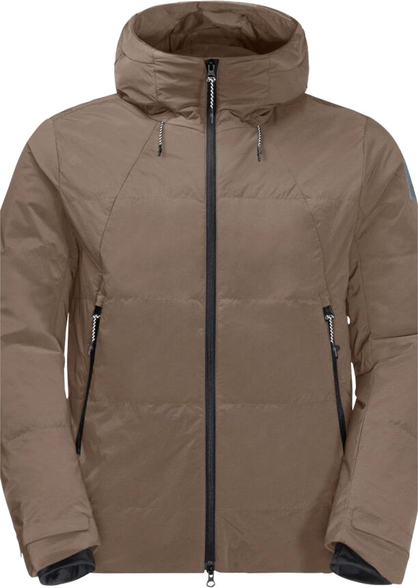 Jack Wolfskin Bike Commute Ins Jkt M 1206961-4610, Mannen, Bruin, Jasje, maat: XXL