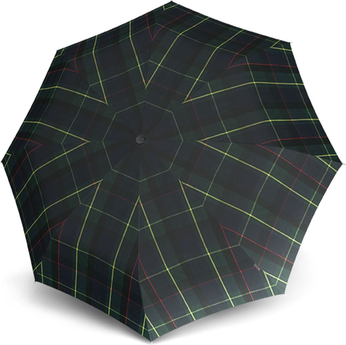 Knirps Paraplu T.200 Medium Duomatic Check Hunter #2 Groene