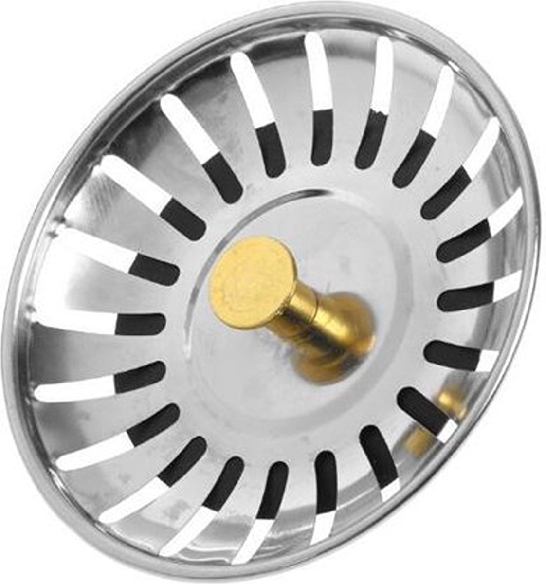 Goedkoopste Knaak - Afvoerputje voor Wasbak - Roosterplaatje - 1 Stuk - RVS