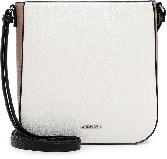 Emily & Noah Umhängetasche Ella 64352 – Vegane Damen-Handtasche In Zweifarbigem Design, Mit Verstellbarem Gurt