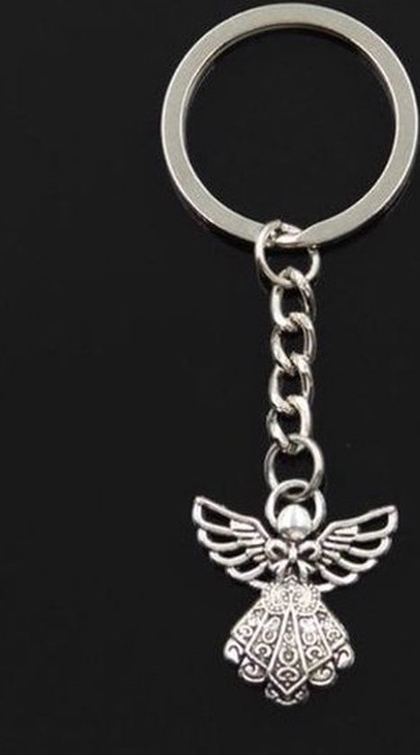 Knaak Porte-clés Ange Gardien - Argent - Astuce cadeau - Cadeau - Engel - 1 pièce