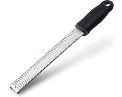 Zester - Zesteur- Rasp - RVS - Zwart