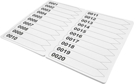 Etiketten: genummerd of met streepjescode | Seton België