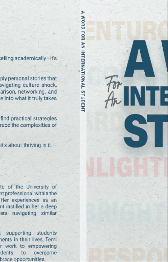A Word for an International Student - cover