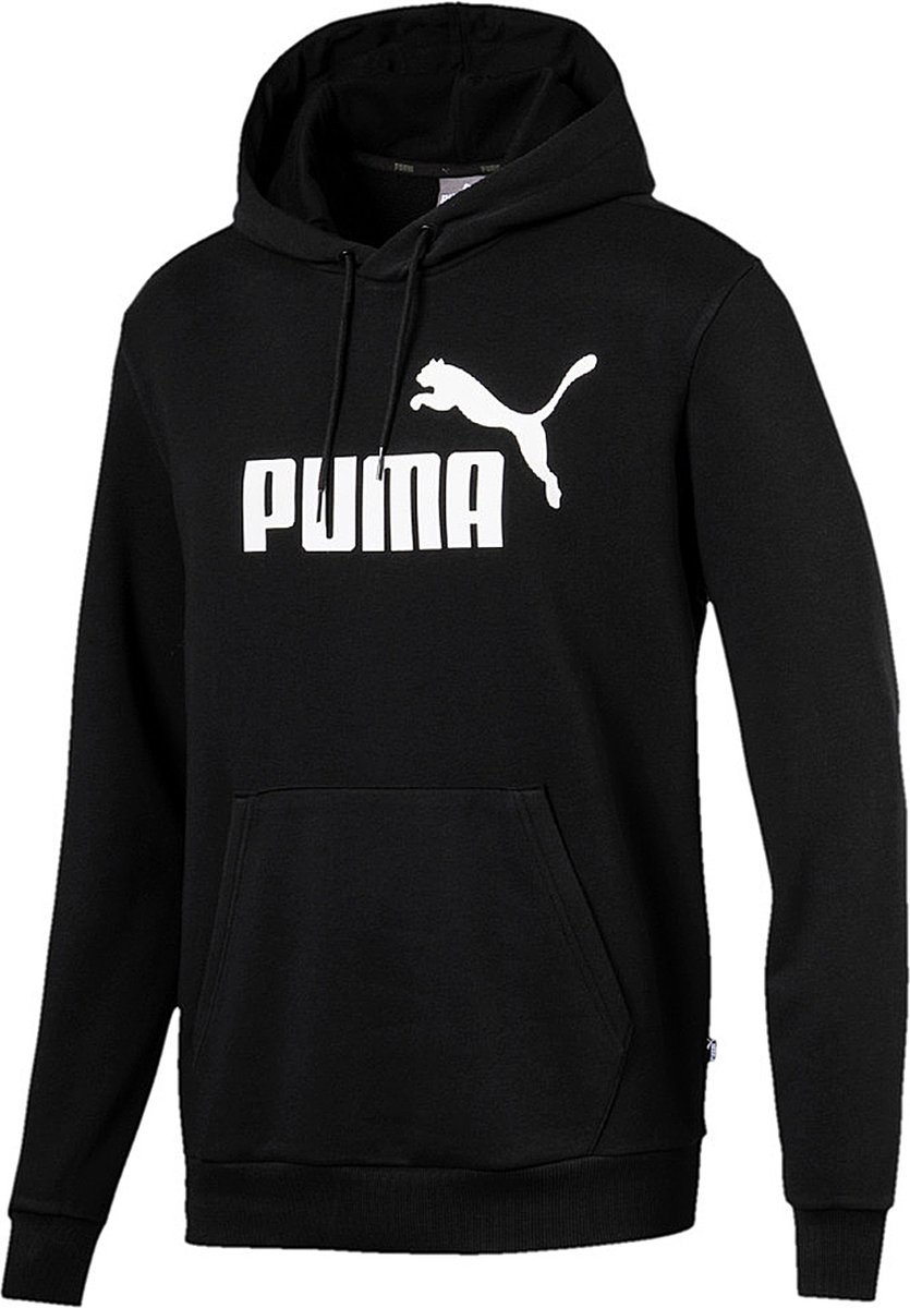 PUMA ESS Hoody TR Big Logo herensweatshirt met capuchon 851745 Zwart
