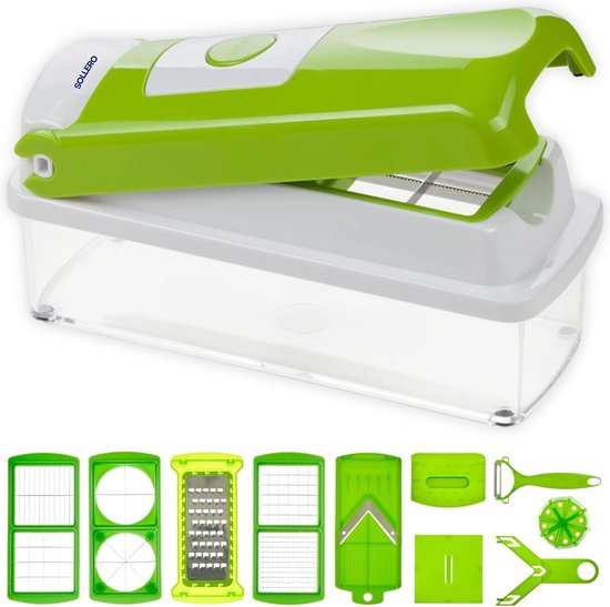 Genius Nicer Dicer Smart - Tagliaverdure Manuale Con 14 Accessori - Foto 9