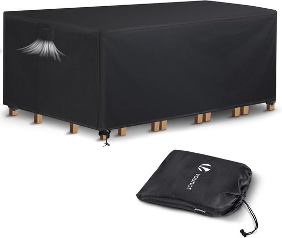 VOUNOT hoes tuinmeubel waterdicht, beschermhoes voor tuintafel zitgroep
