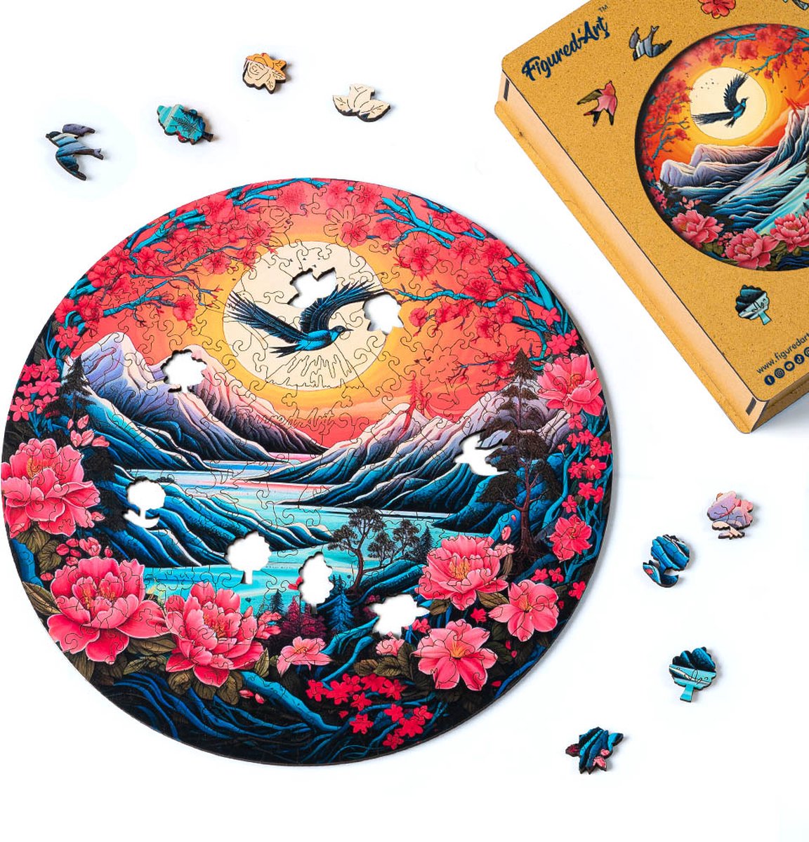 Figured'Art Houten puzzel voor volwassenen en kinderen, 200 stuks