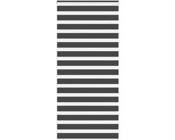 vidaXL - Zebra - rolgordijn - 95x230 - cm - stofbreedte - 90,9 - cm - zwart