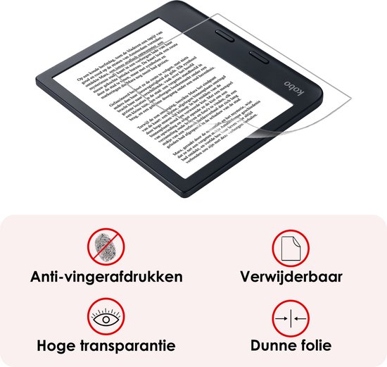 Screenprotector Folie Geschikt voor Kobo Libra 2 Screenprotector Bescherm Folie - Screenprotector Folie Geschikt voor Kobo Libra 2 Screenprotector Telefoon Folie van Merkloos — afbeelding 3