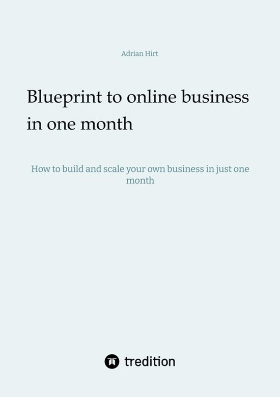 Blueprint to Online Business - cover