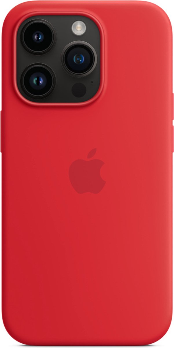 Apple - Siliconen hoesje - MagSafe - iPhone 14 Pro - Rood