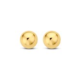 New Bling 9NBG-0008 – 14 Karaat Gouden Oorbellen Dames – Bolletjes Oorknopjes 4 mm – Cadeau
