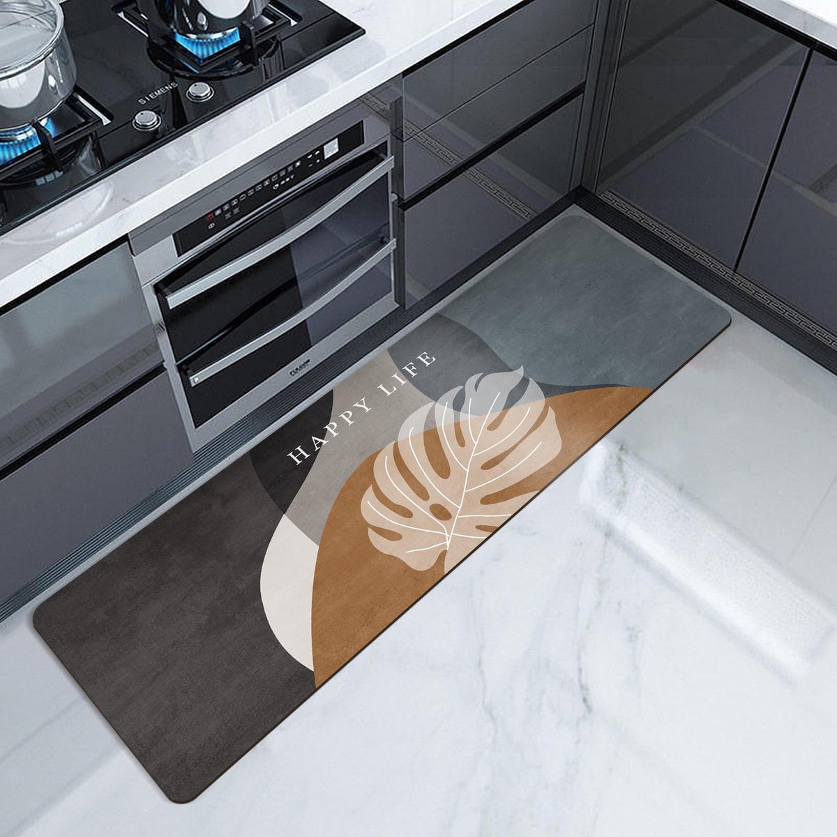 La'Moussawi ® Superieure Absorptie en Comfortabele Badmatset van Traagschuim voor Badkamer