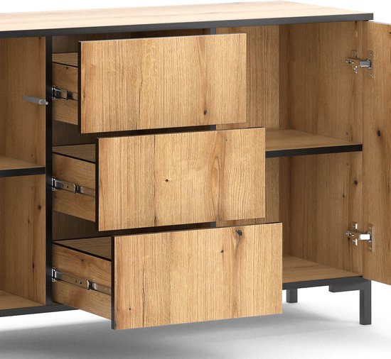 Vicco Hatto Dressoir – 124 x 69.6 cm Eiken