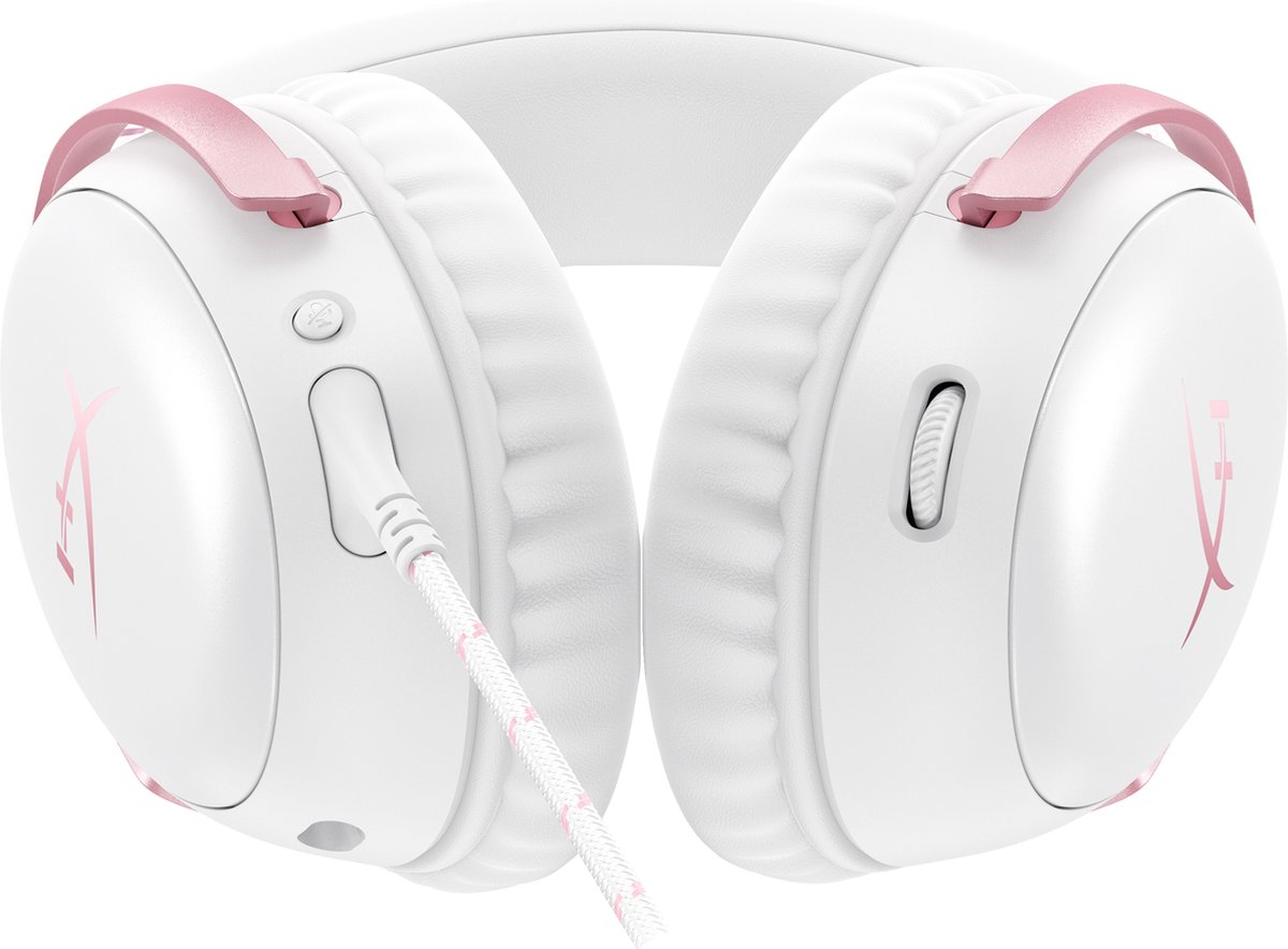 HyperX Cloud III Gaming Headset - PC, PS5, Xbox Series X|S - Nintendo, Steamdeck - (White/Pink) thumbnail 5