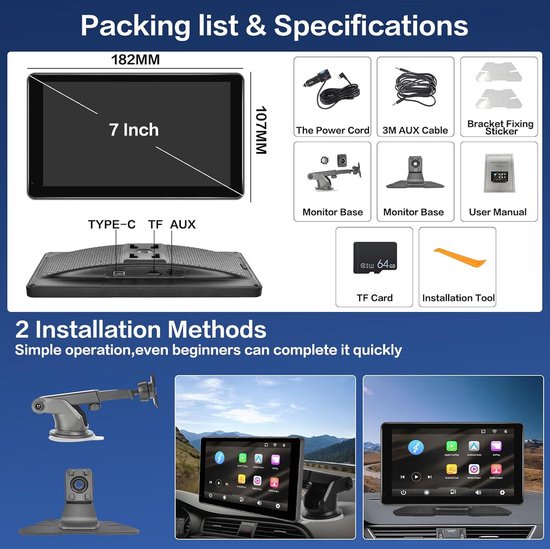 Starlight Night Vision 120 ° Grandangolare Car USB DVR Recorder Sensore CMOS per Android Autoradio Car Stereo