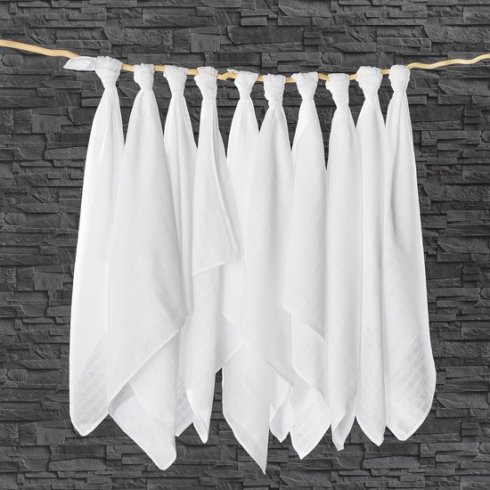 Multifunctionele Hydrofiele Luiers - Set van 10 Stuks - 80x80 cm - Hoge Kwaliteit en Duurzaam - Geschikt voor Kookwas en Droger van SweetDreams — afbeelding 3