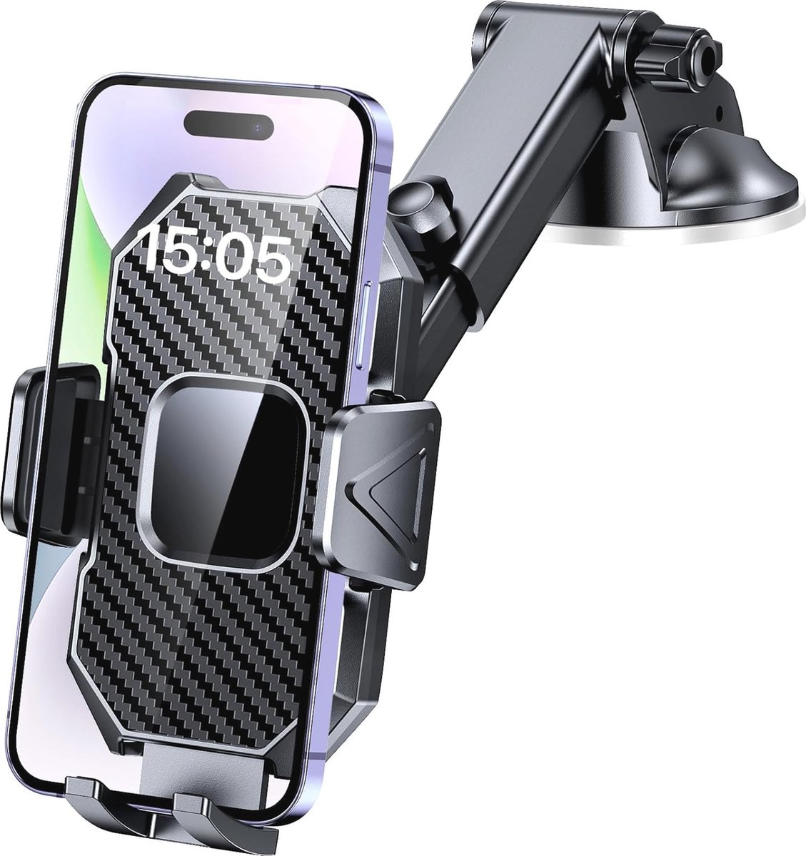 Goedkoopste Mobiele Telefoonhouder voor Auto met Versterkte Zuignap en 360 Graden Rotatie