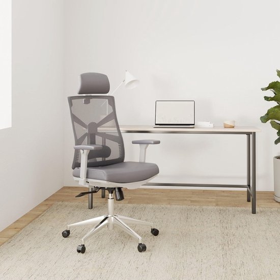 Hbada E3 Pro Ergonomische Bureaustoel - Dynamische 3-zone Lendensteun, Verstelbare 4D-hoofdsteun, Verstelbare 6D-armleuningen, Draaibaar met Voetensteun, Zwart