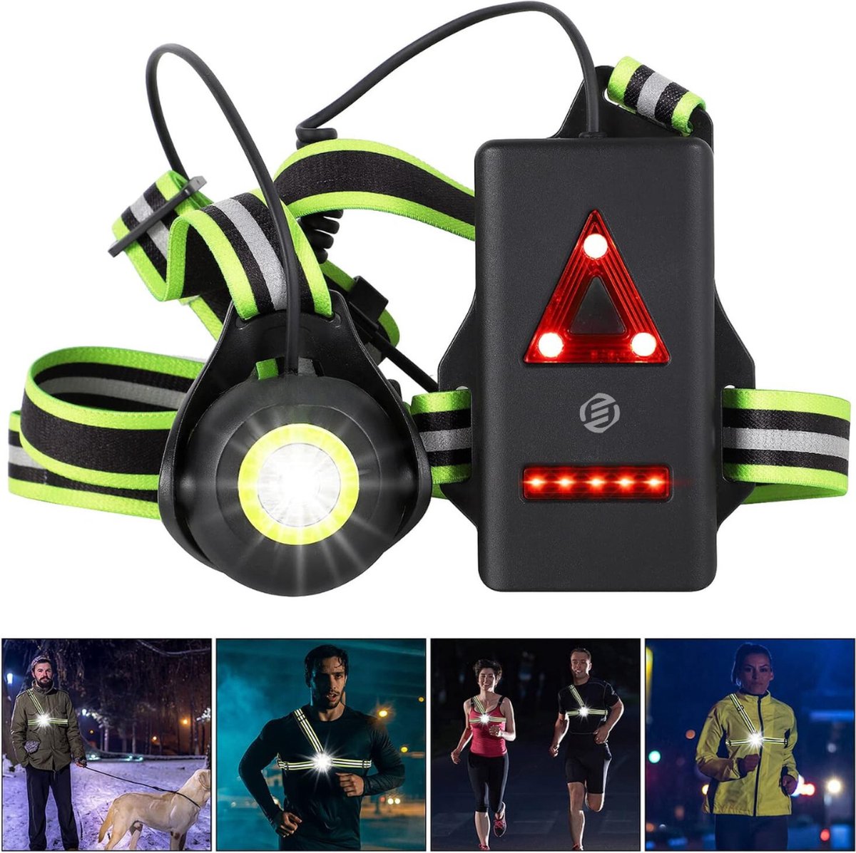 Equivera Hardloop Verlichting - Hardloop Verlichting - Loopverlichting - Hardloopband - Wandelverlichting - Sportverlichting