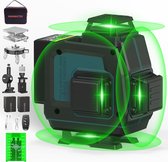 Bol.com Laser Waterpas 4D Zelfnivellerend met 3 Modi en Oplaadbare Batterijen aanbieding