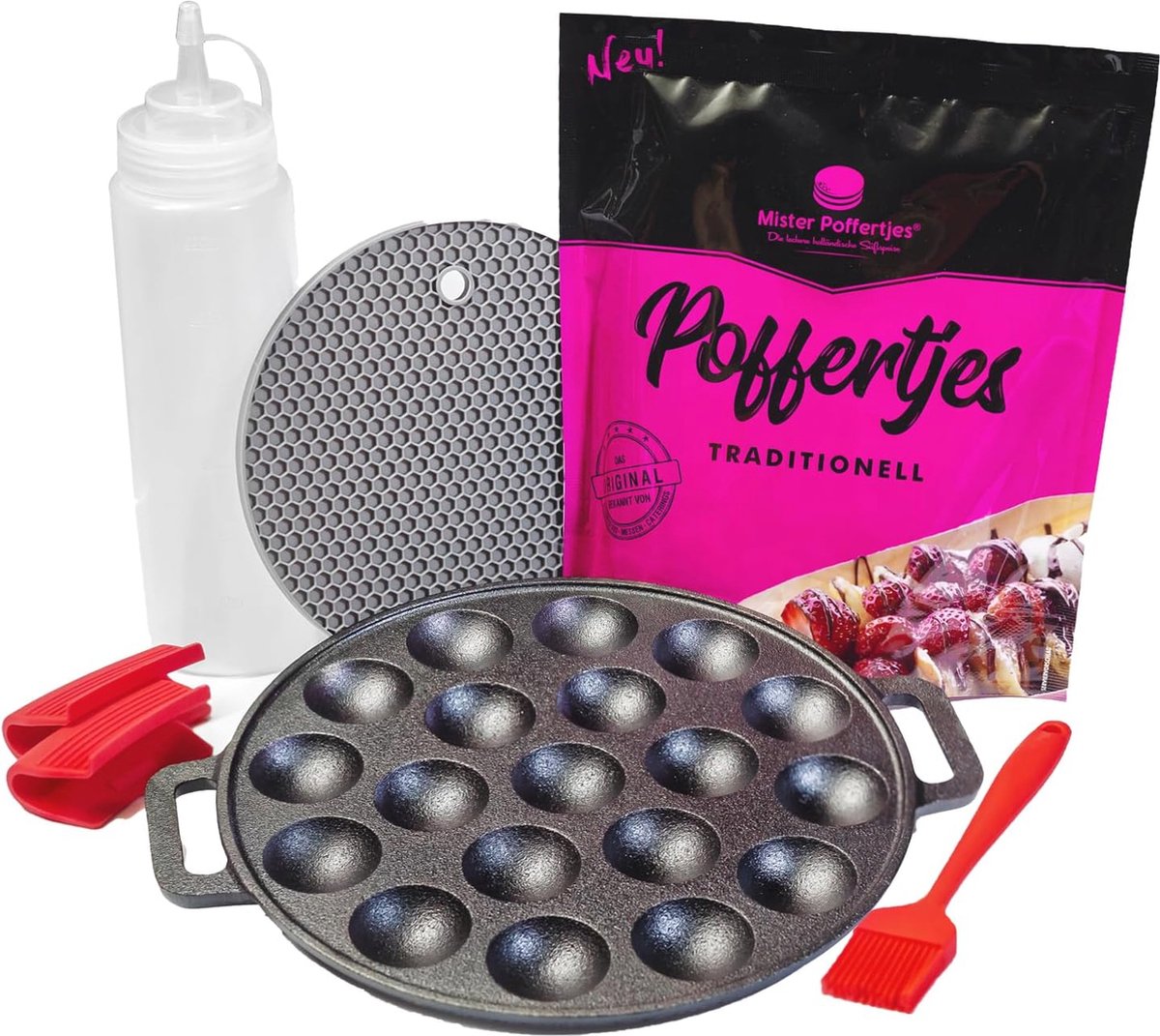 Poffertjes Bakmix voor Mini-Pannenkoeken - Eenvoudig en Snel Thuis Bereiden