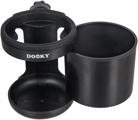Dooky Cup and Snack Holder - Universele Kinderwagen Houder voor Beker & Snacks - Compact, Handig & Gemakkelijk Schoon te Maken van Merkloos — afbeelding 5