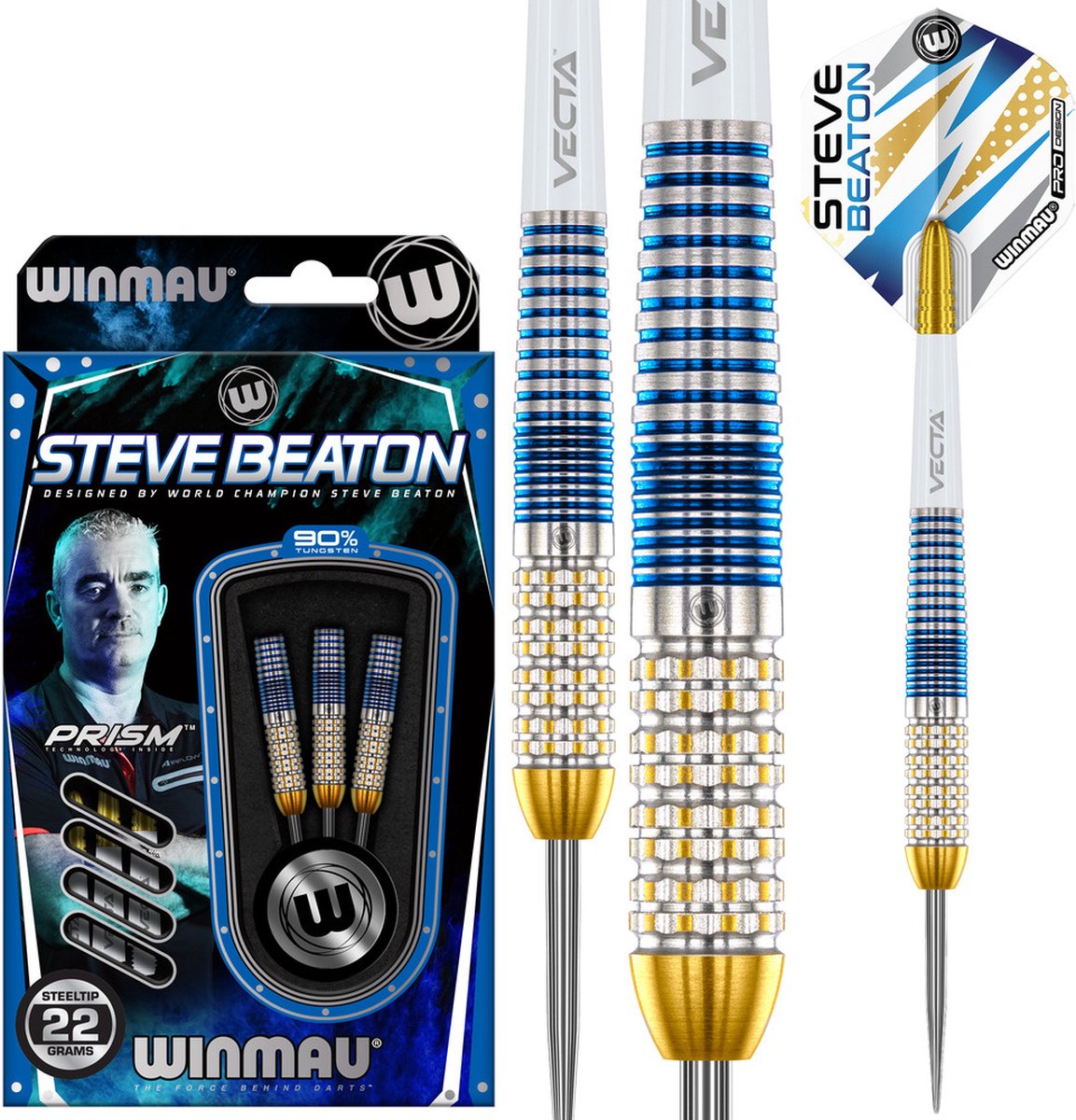 Winmau Steve Beaton Legacy Edition 90% - Dartpijlen