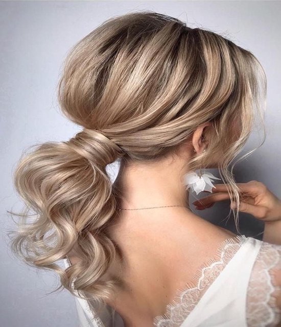 Queue de cheval | Queue de cheval | Blonde avec brun chaud | Extensions de Cheveux | 40CM | 80GR | Cheveux humains | Vrais Cheveux