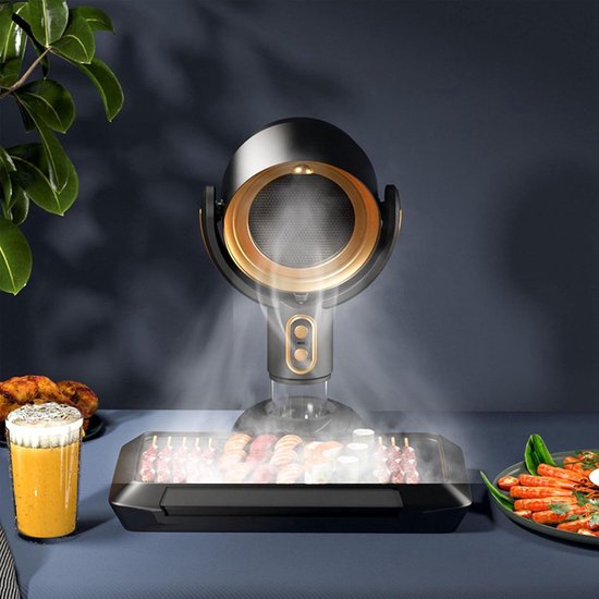 Mini Hotte Aspirante Portable De Bureau - Ventilateur D'extraction Pour Cuisinière, Barbecue, Camping-car - 9