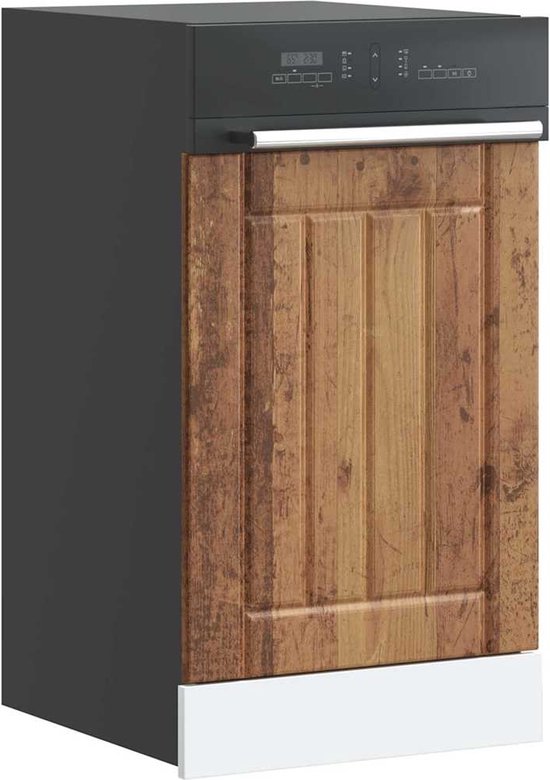 vidaXL Panneau de lave-vaisselle Kalmar chêne sonoma 60x1,5x67 cm