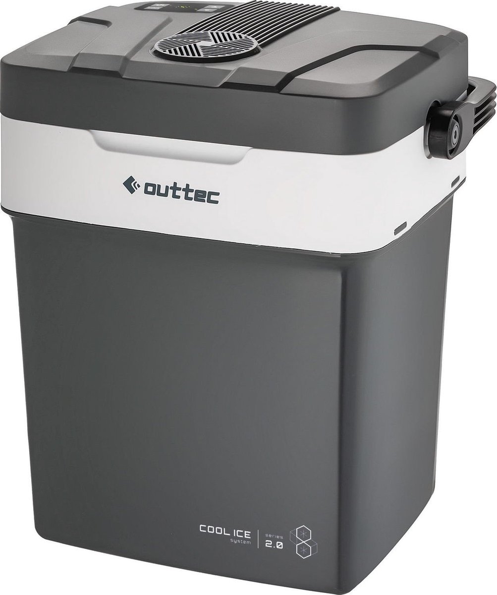 Outtec® Campingkoelkast, Minikoelkast - 32L inhoud - Kleine Drankenkoelkast, Minibar, Draagbare Koelbox voor Kamperen, Kantoor, Tuin, Picknick, Outdoor