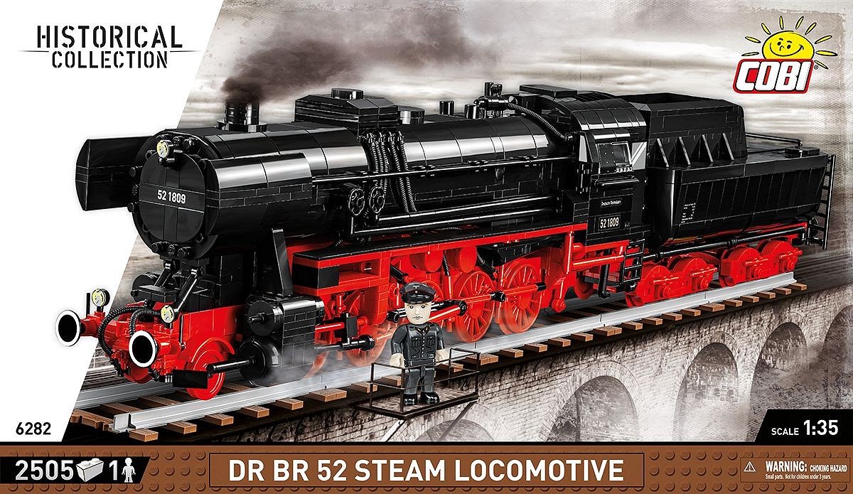 COBI DR BR 52 Stoomlocomotief Constructiespeelgoed thumbnail 3
