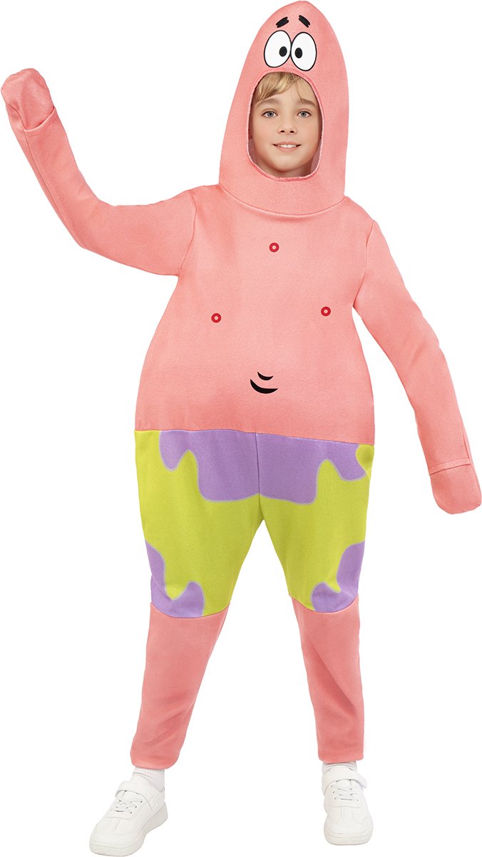 FUNIDELIA Patrick Kostuum voor kinderen - Spongebob - Maat: 135 - 152 cm